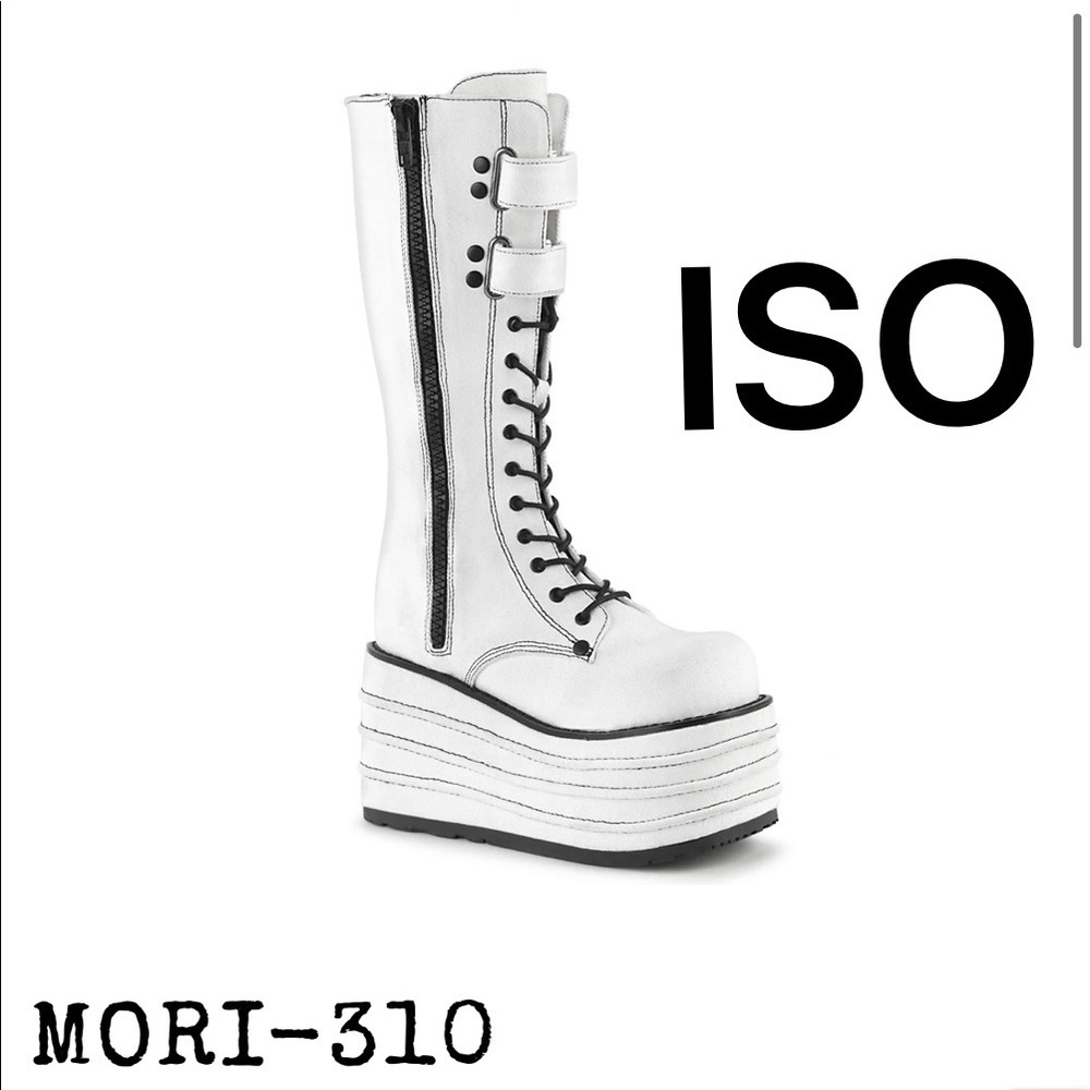 Demonia Mori-310 sky high flatform boots